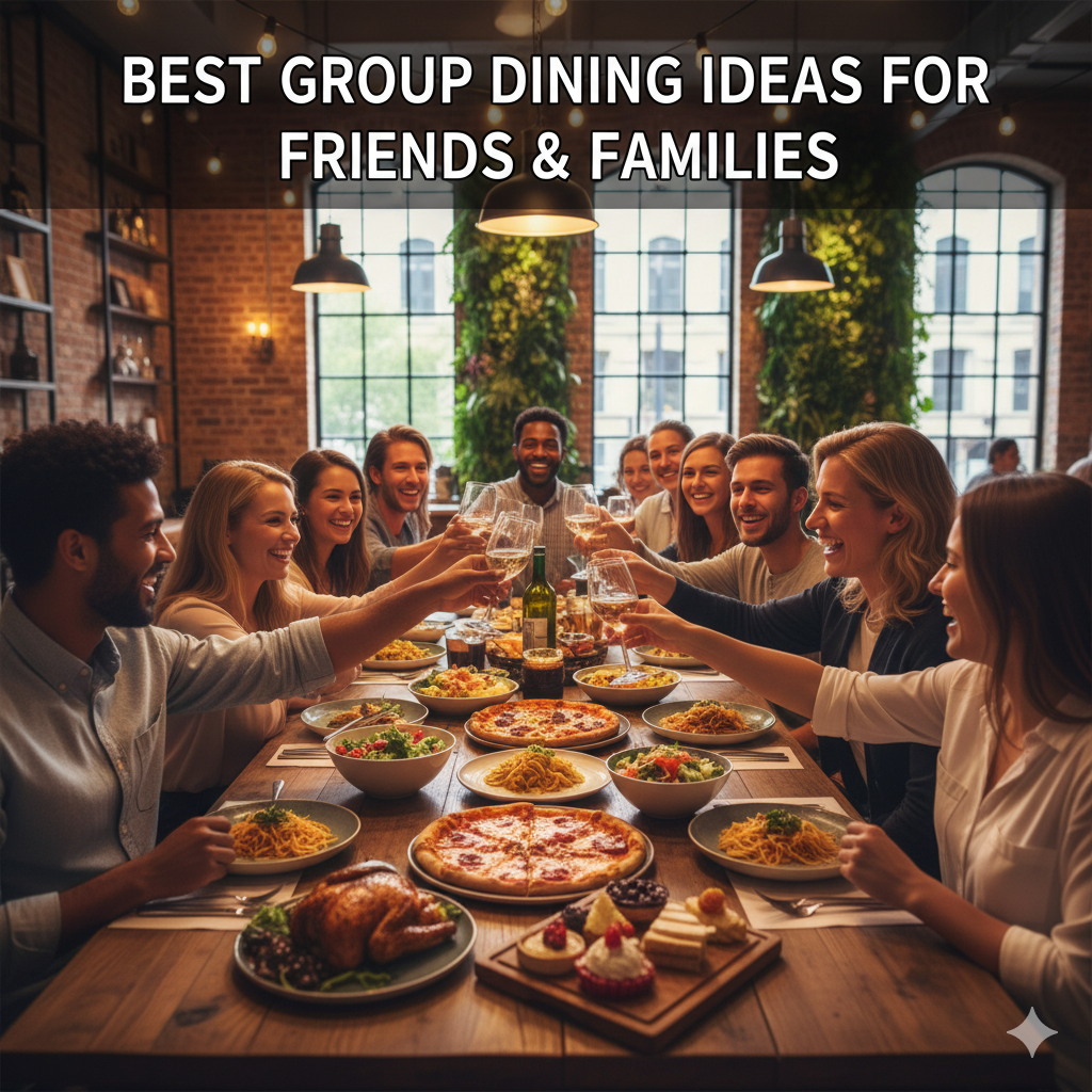 Best Group Dining Ideas for Friends and Families