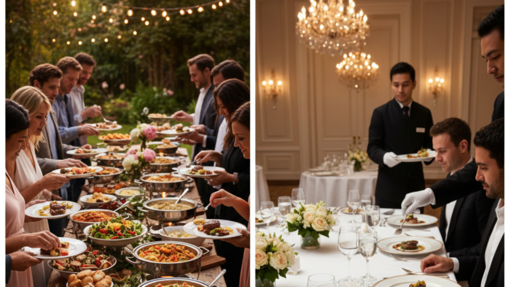 Buffet vs Plated Catering — Which Should You Choose
